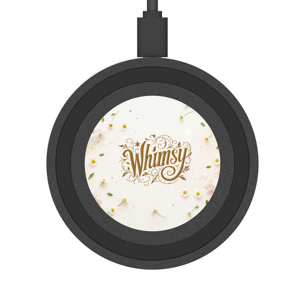 Wireless Charging Pad — Whimsy Floral Fast Qi Charger