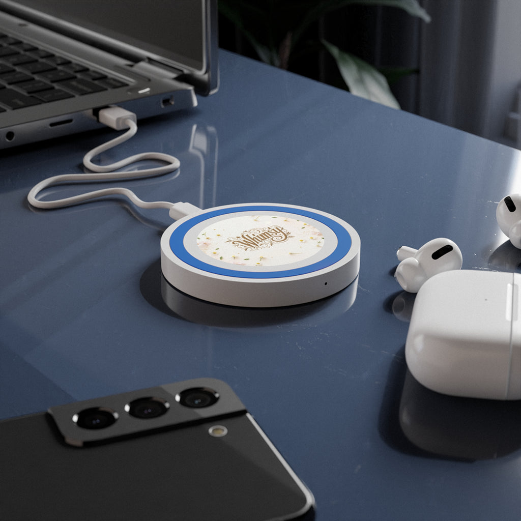 Wireless Charging Pad — Whimsy Floral Fast Qi Charger
