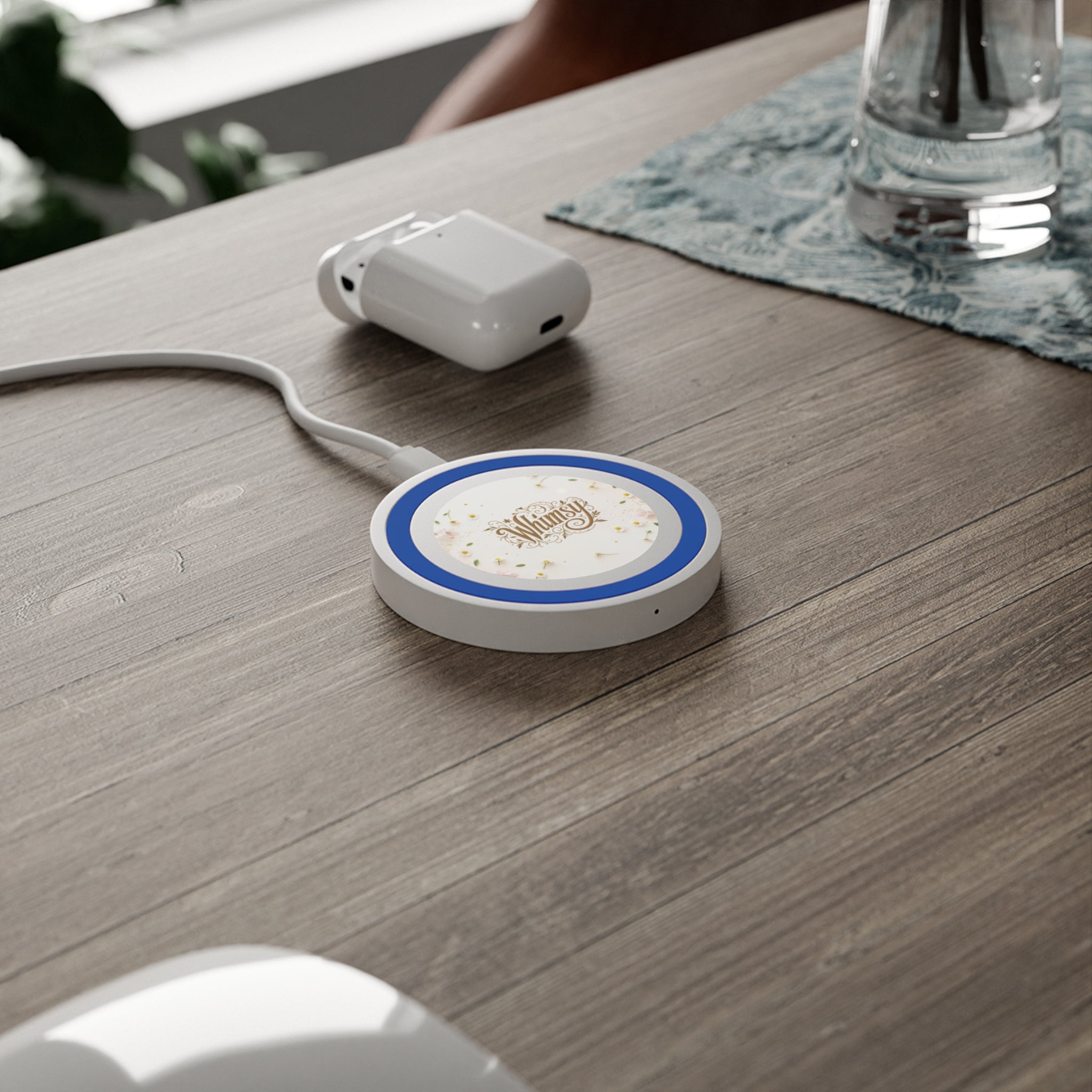 Wireless Charging Pad — Whimsy Floral Fast Qi Charger